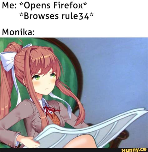 monika rule 34|Monika .